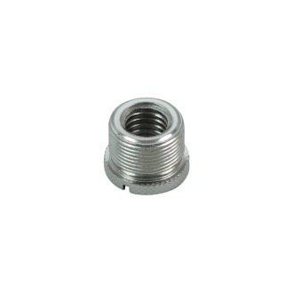 3/8'' Female to 5/8'' Male Microphone Thread Adaptor, Knurled