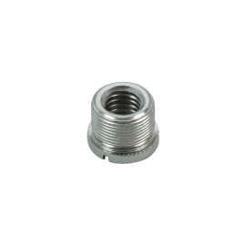 3/8'' Female to 5/8'' Male Microphone Thread Adaptor, Knurled