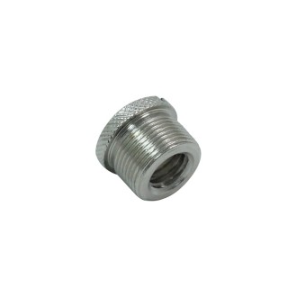 3/8'' Female to 5/8'' Male Microphone Thread Adaptor, Knurled