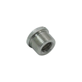 3/8'' Female to 5/8'' Male Microphone Thread Adaptor, Knurled