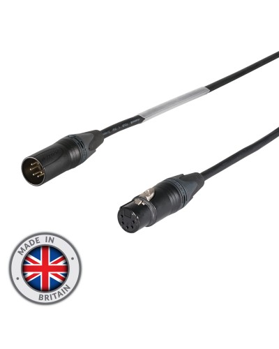 15m 5-Pin Neutrik Male XLR - 5-Pin Female XLR DMX Cable