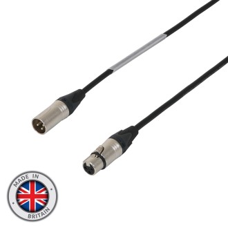 75m Neutrik XLR Male - XLR Female Microphone Cable, Silver