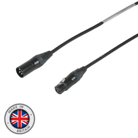 30m 3-Pin Neutrik Male XLR - 3-Pin Female XLR DMX Cable