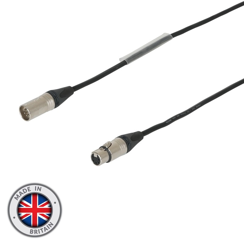 25m 5-Pin Neutrik Male - Female XLR TOUR DMX1PRB DMX Cable