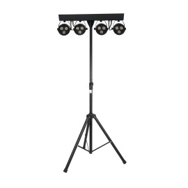 Qtx Rechargeable LED PAR Bar with Tripod