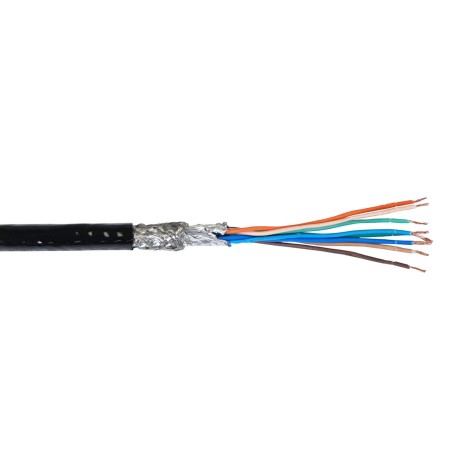 TOUR Screened 1 Pair DMX Cable DMX1PRB-TPU, 100m