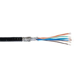 TOUR Screened 1 Pair DMX Cable DMX1PRB-TPU, 100m