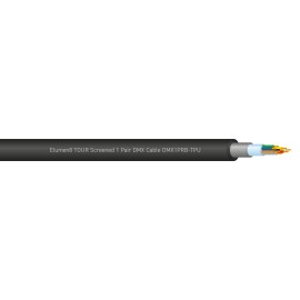 TOUR Screened 1 Pair DMX Cable DMX1PRB-TPU, 100m