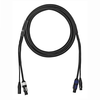 3m Combi 2.5mm Neutrik powerCON / 3-Pin DMX Cable