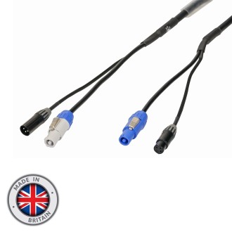 2m Combi 1.5mm Seetronic PowerTwist / 3-Pin DMX Cable
