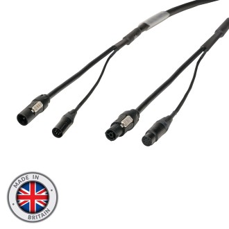 3m Combi 1.5mm Neutrik powerCON TRUE1 / 5-Pin DMX Cable