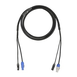 1m Combi 1.5mm Seetronic PowerTwist / 5-Pin DMX Cable