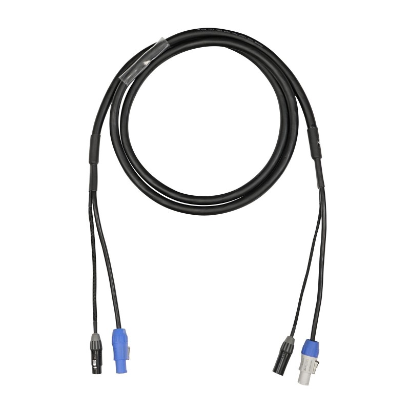 5m Combi 1.5mm Seetronic PowerTwist / 5-Pin DMX Cable