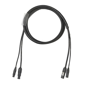 2m Combi 2.5mm Neutrik powerCON TRUE1 / 3-Pin DMX Cable