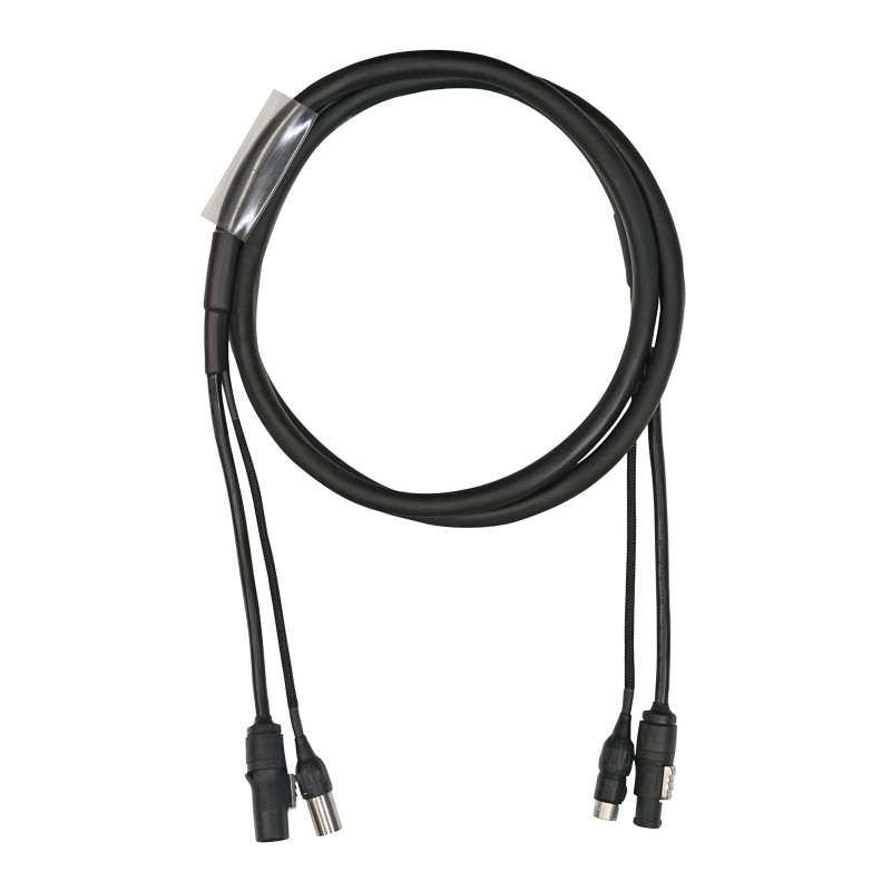 1.5m Combi 2.5mm Neutrik powerCON TRUE1 / 5-Pin IP65 DMX Cable