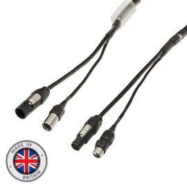 15m Combi 1.5mm Neutrik powerCON TRUE1 / 3-Pin IP65 DMX Cable