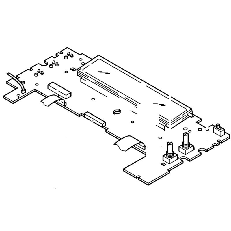 Pioneer CDJ-1000MK2 MFLB Assy Display PCB