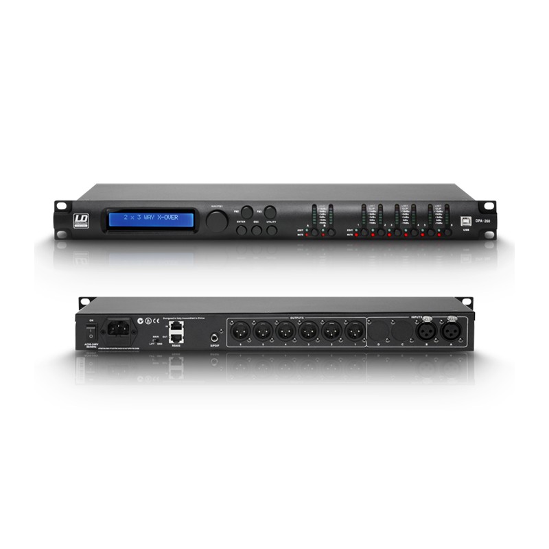 LD Systems DPA260 - 19" DSP Controller 6-channel