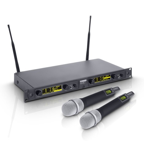 LD Systems WIN 42 HHC 2 - Wireless Microphone System with 2 x Condenser Handheld Microphone