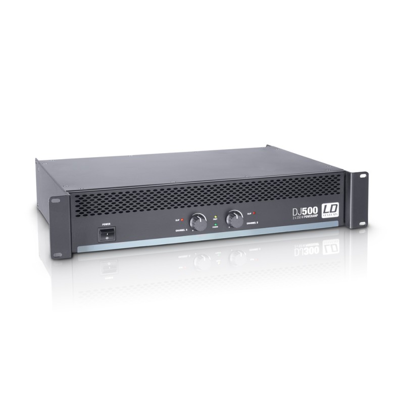 LD Systems DJ 500 - PA Power Amplifier 2 x 250 W 4 Ohms