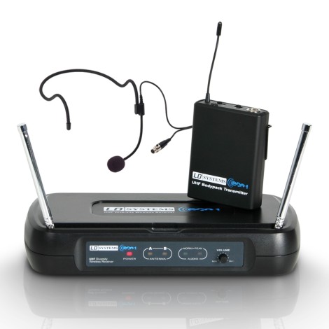 LD Systems ECO 2 BPH 1 - Wireless Microphone System with Belt Pack and Headset
