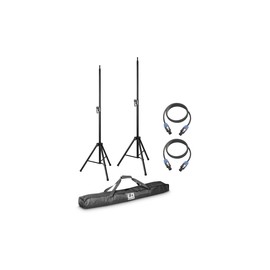 LD Systems DAVE 8 SET 2 - 2 x speaker stand with transport bag + 2 x speaker cable 5 m for DAVE 8 systems