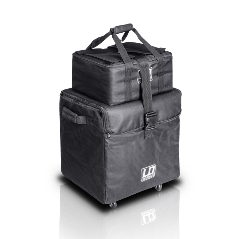 LD SYSTEMS DAVE 8 SET 1 - TRANSPORT BAGS WITH WHEELS FOR DAVE 8 SYSTEMS
