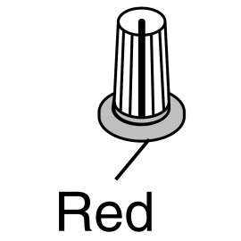 Pioneer DJM-707/909 Replacement Mic Knob DNK4204