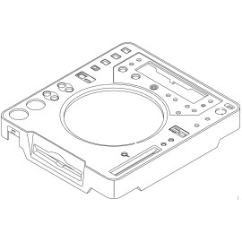 Pioneer CDJ 1000mk3 Main Top Case