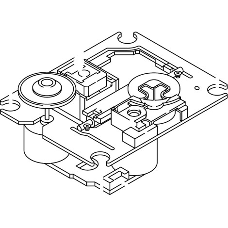 Pioneer CDJ-800 CD MECH ASSY DXA-DA114