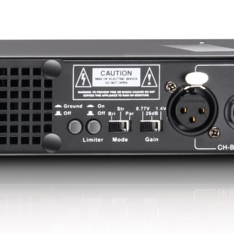 LD Systems XS 200 - PA Power Amplifier Class D 2 x 100 W 4 Ohms