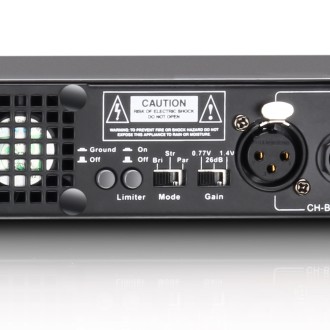 LD Systems XS 400 - PA Power Amplifier Class D 2 x 200 W 4 Ohms