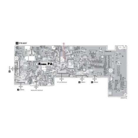 Pioneer CDJ-2000NXS Control Assy TFTB Assy DWX3331