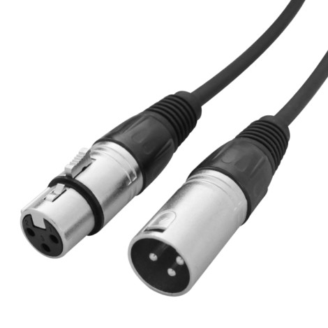 W Audio 10m XLR Male - XLR Female Microphone Cable Lead