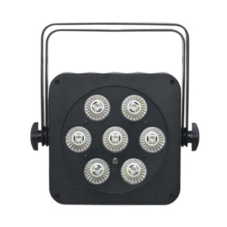 LEDJ Slimline 7HEX6 RGBWAUV (Black Housing)