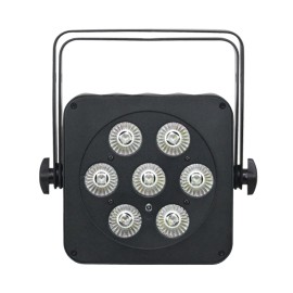 LEDJ Slimline 7HEX6 RGBWAUV (Black Housing)
