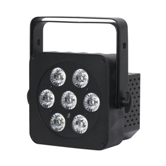 LEDJ Slimline 7HEX6 RGBWAUV (Black Housing)