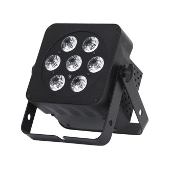 LEDJ Slimline 7HEX6 RGBWAUV (Black Housing)