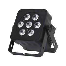 LEDJ Slimline 7HEX6 RGBWAUV (Black Housing)