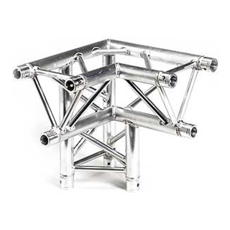 Global Truss F33 PL 3 Way 90 Degree Corner L/H Apex Down (PL-4093-34)