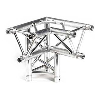 Global Truss F33 PL 3 Way 90 Degree Corner L/H Apex Down (PL-4093-34)