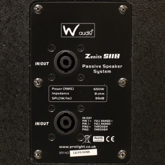 W Audio Zenith S118 Bass Enclosure