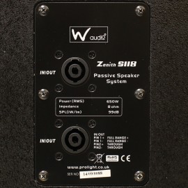 W Audio Zenith S118 Bass Enclosure