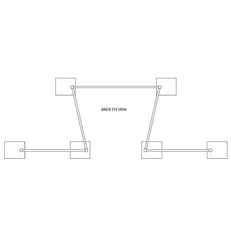 Global Truss Curtain Call Pipe and Drape 1.3M-2.1M Cross Bar