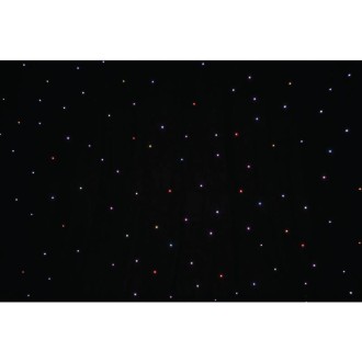 LEDJ PRO 8 x 4m Tri LED Black Starcloth System
