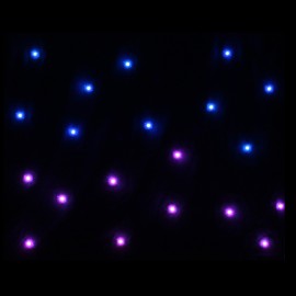 LEDJ PRO 2 x 1m Tri LED Black Starcloth (Excludes Controller)