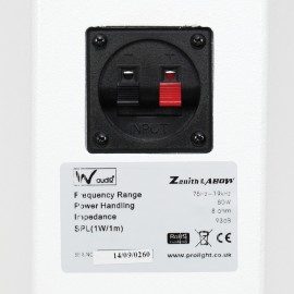 W Audio Zenith LA-80 Speaker White (Pair)