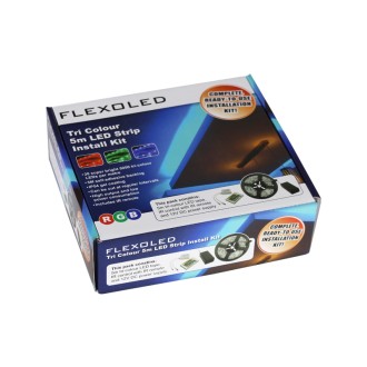 Flexoled Tri Colour 5m LED Strip Install Kit