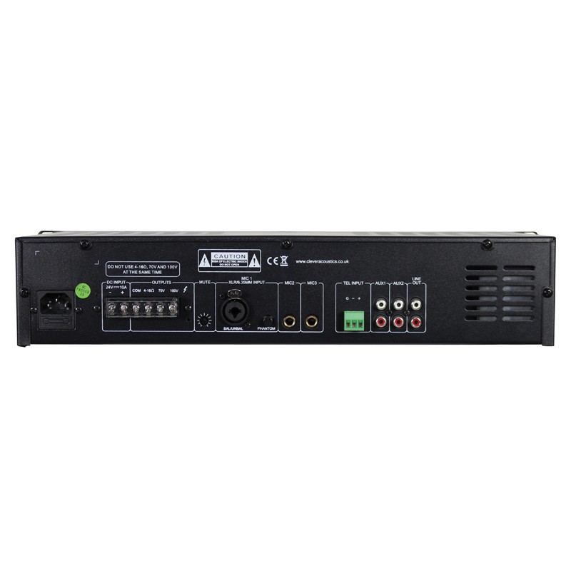 Clever Acoustics MA 2120 100V 120W Mixer Amplifier