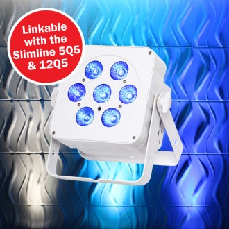 LEDJ Slimline 7Q5 RGBW (White Housing)